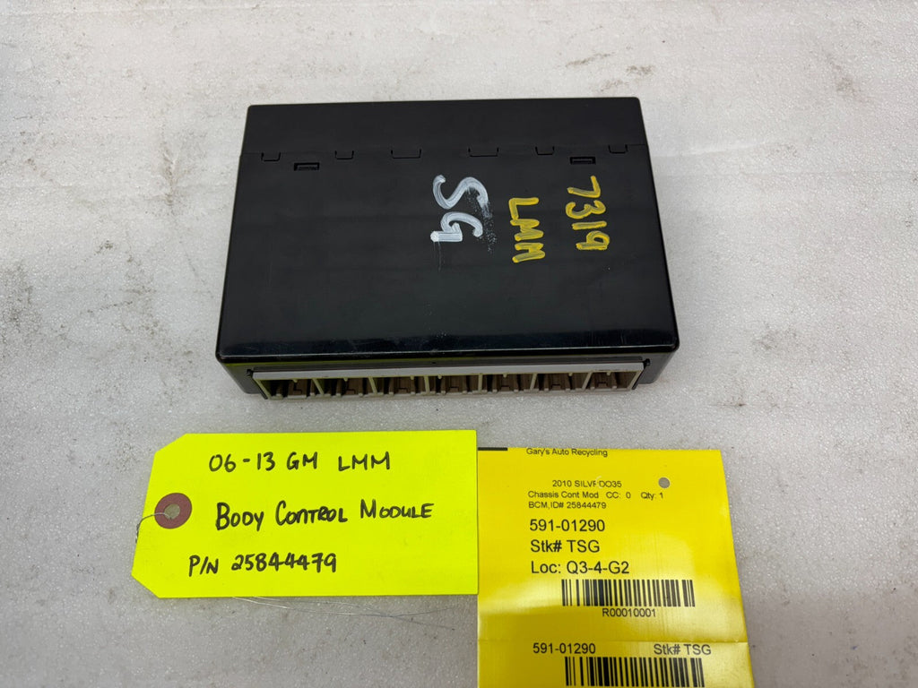 08 09 10 Chevrolet GMC DURAMAX LMM 6.6 BCM BODY CONTROL MODULE WIRING 25844479