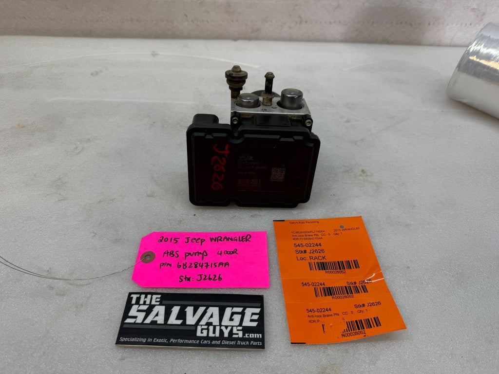 15 16 17 18 JEEP WRANGLER JK JKU OEM ABS ANTI LOCK BRAKE PUMP MODULE P68284715AA