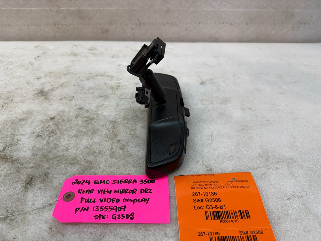 19-25 Chevrolet GMC SIERRA SILVERADO DRZ VIDEO DISPLAY REAR VIEW MIRROR 13555907