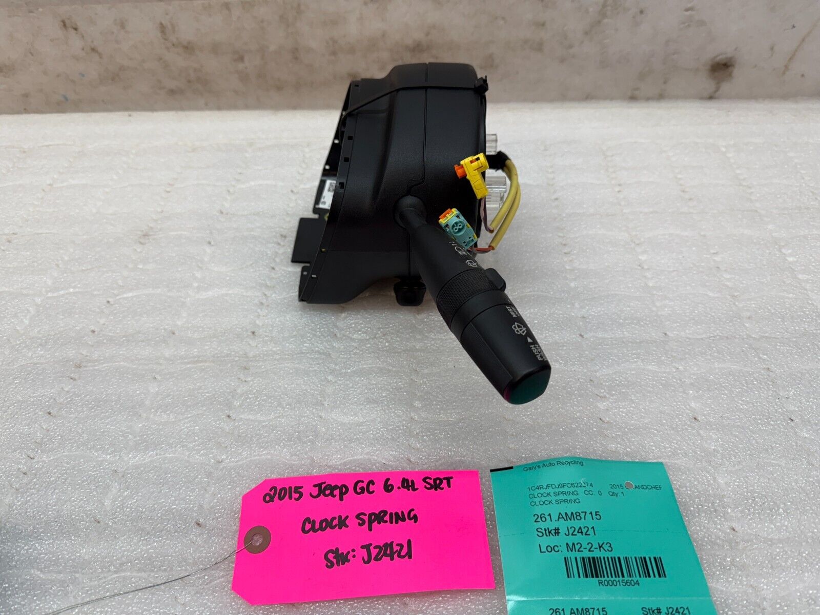 14 15 JEEP GRAND CHEROKEE SRT WK2 OEM CLOCKSPRING STEERING COLUMN SIGNAL SWITCH