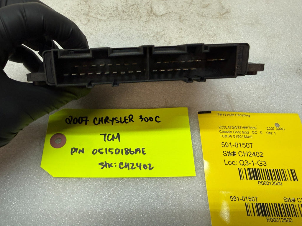 05 06 07 CHRYSLER 300 SRT8 SRT-8 TRANSMISSION CONTROL MODULE TCM TCU 05150186AE