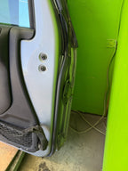 07-18 JEEP WRANGLER JK OEM FULL HARD DOORS SILVER WITH DOOR PANELS MIRROR KEY