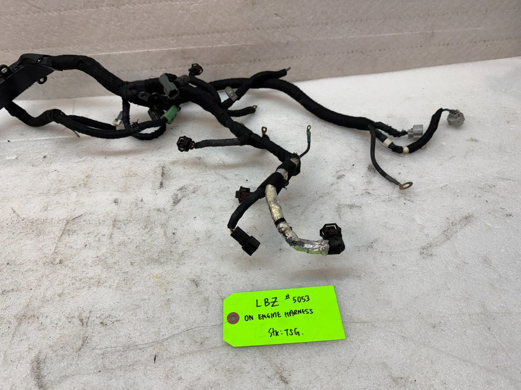 06 07 GMC CHEVROLET 2500HD DURAMAX 6.6 LBZ ENGINE MOTOR WIRING HARNESS LOOM