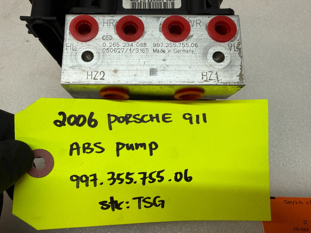 05-08 Porsche 997 911 C2 C4 ABS BRAKE PUMP ANTI LOCK MODULE ASSEMBLY 99735575506