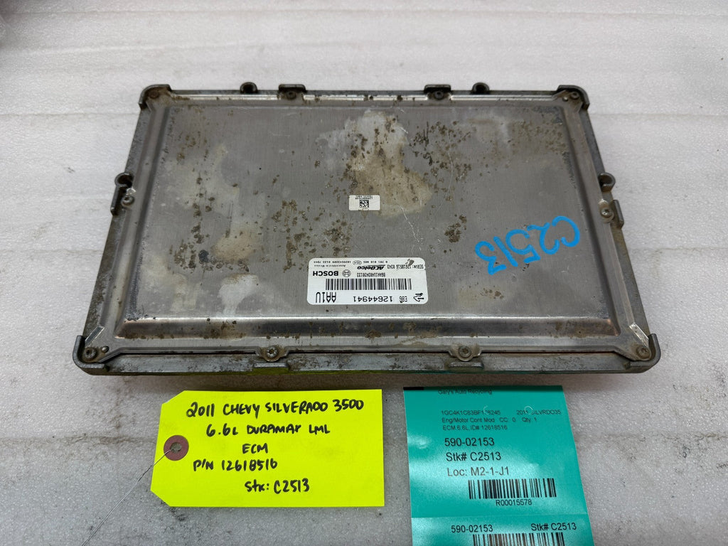 11-14 Chevrolet GMC 2500HD DURAMAX 6.6 LML OEM ENGINE COMPUTER ECU ECM 12618516
