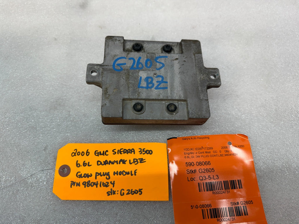 06 07 Chevrolet GMC 2500HD 3500 DURAMAX 6.6 LBZ GPM GLOW PLUG CONTROL MODULE
