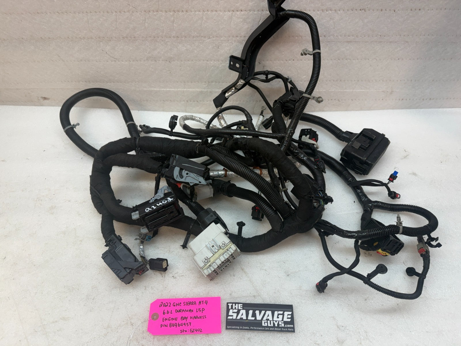 20-24 GMC CHEVROLET 3500HD DURAMAX 6.6 L5P ENGINE BAY WIRING HARNESS 84964937