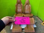 05-13 PORSCHE 997 911 LEFT RIGHT POWER HEATED 18 WAY SPORT SEATS NATURAL BROWN