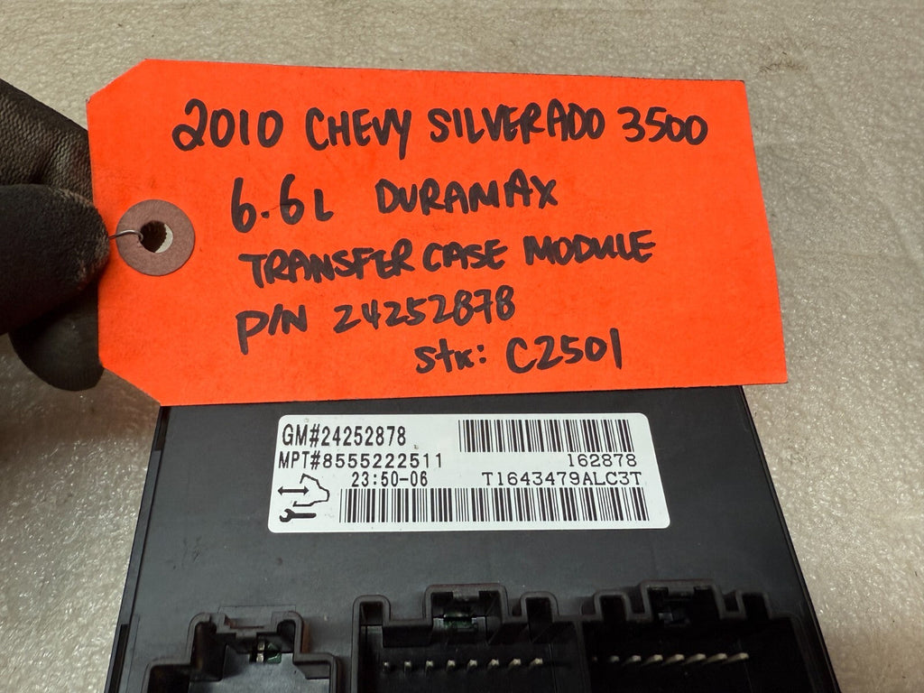 07-14 GMC SIERRA SILVERADO 2500 3500 TRANSFER CASE CONTROL MODULE 24252878