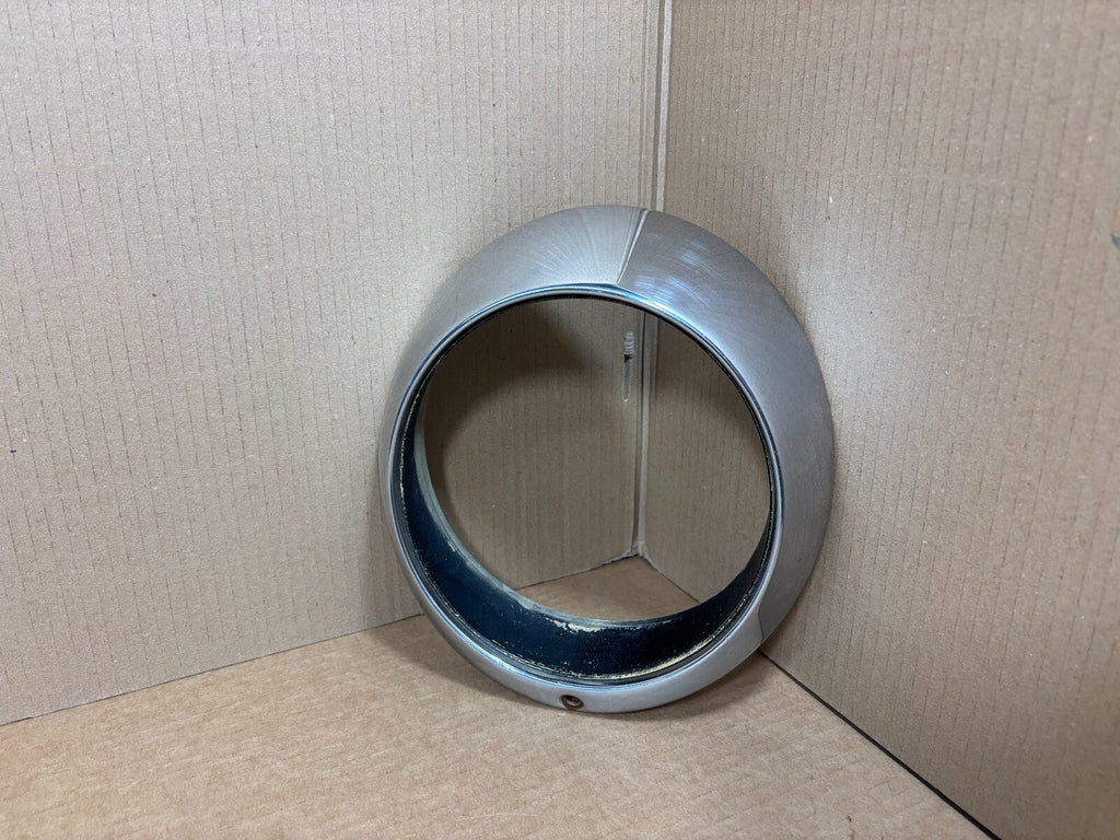 PORSCHE 911 912 930 OEM HEADLIGHT TRIM RING BEZEL SUGAR SCOOP