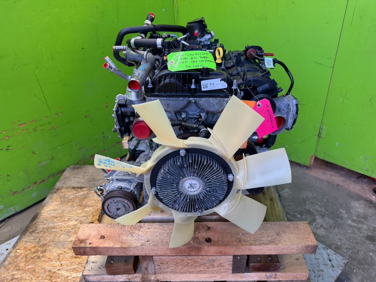 20 FORD RANGER LARIAT OEM 2.3 TURBO COMPLETE ENGINE MOTOR VIN H 19-23