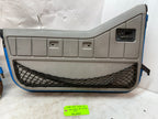 87-95 JEEP WRANGLER YJ OEM BLUE LEFT RIGHT HALF DOORS W DOOR PANELS