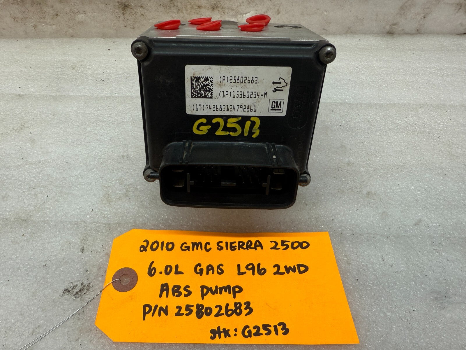 07-10 Chevrolet GMC 2500HD 3500 SIERRA ABS ANTI LOCK BRAKE PUMP 25802683