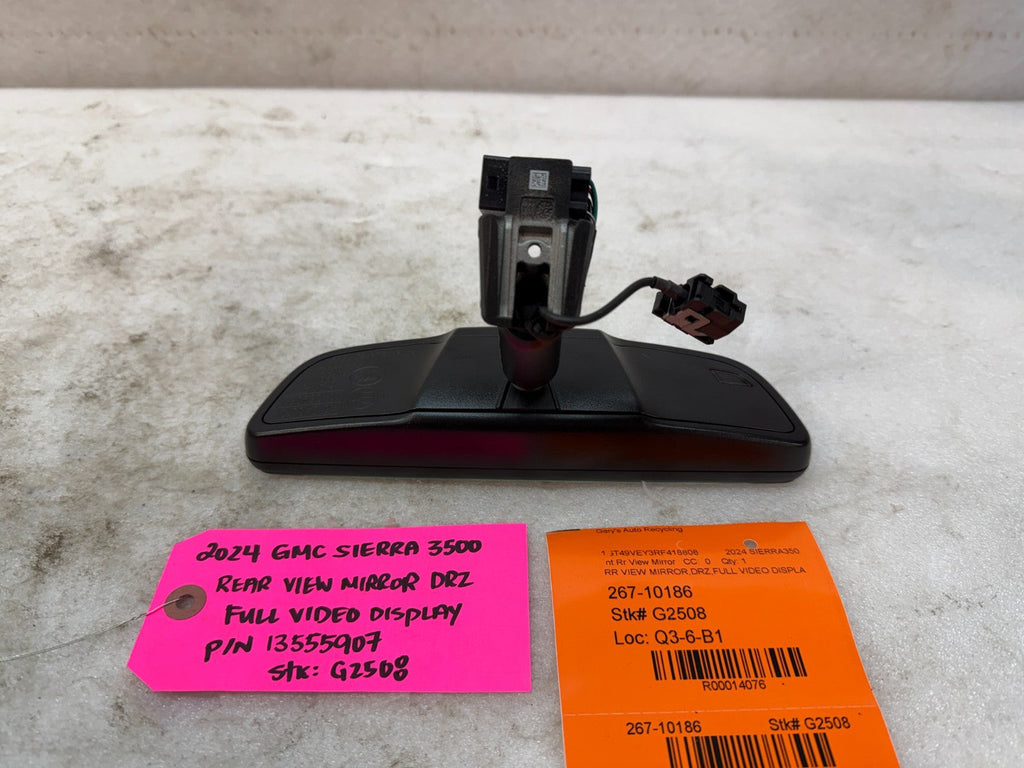 19-25 Chevrolet GMC SIERRA SILVERADO DRZ VIDEO DISPLAY REAR VIEW MIRROR 13555907