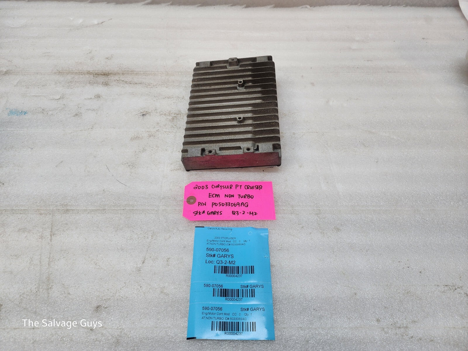 03 CHRYSLER PT CRUISER 2.4 NON TURBO ENGINE COMPUTER ECM ECU P05033069AG