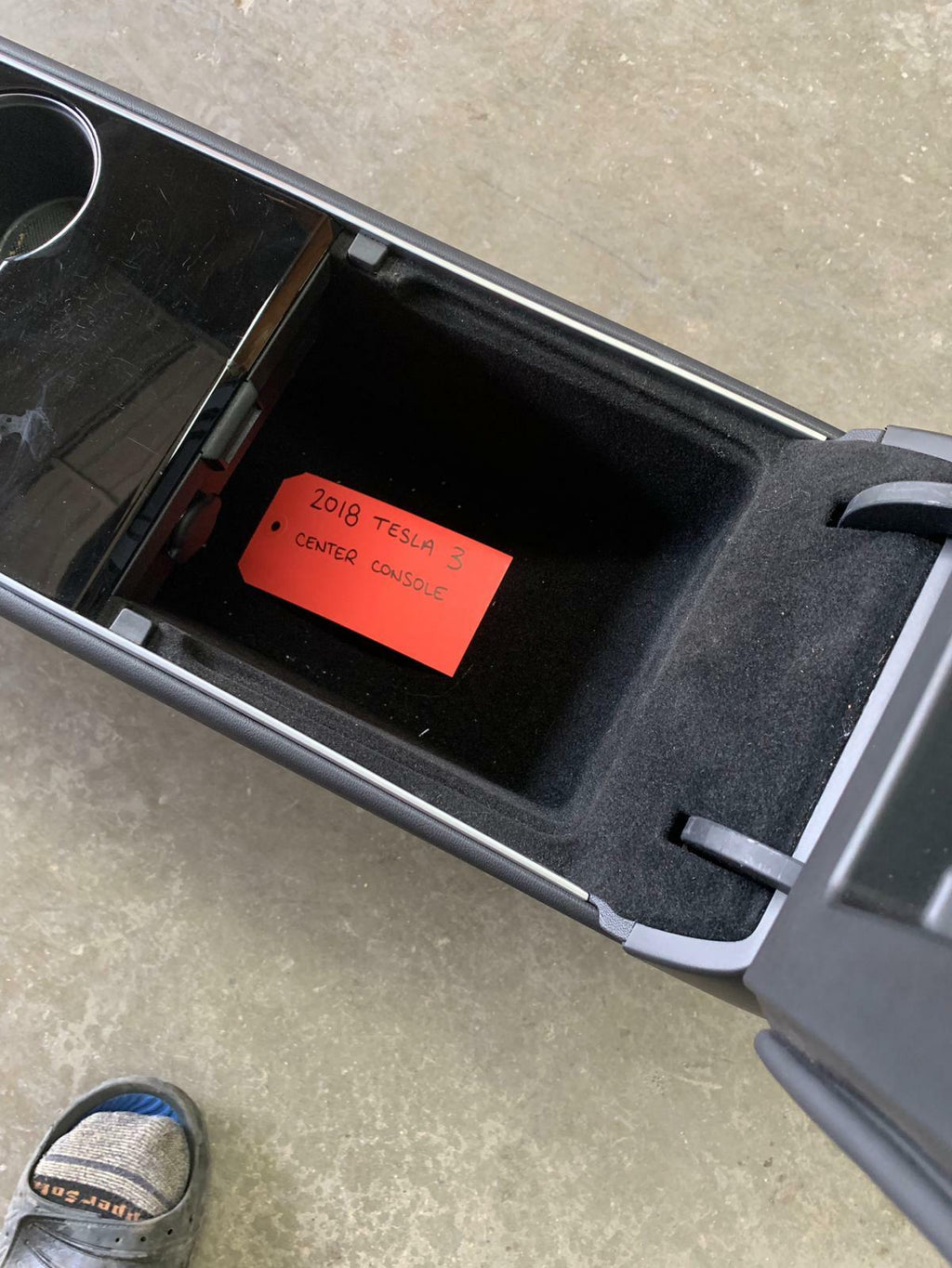 17 18 19 TESLA MODEL 3 COMPLETE CENTER CONSOLE ARMREST PREMIUM