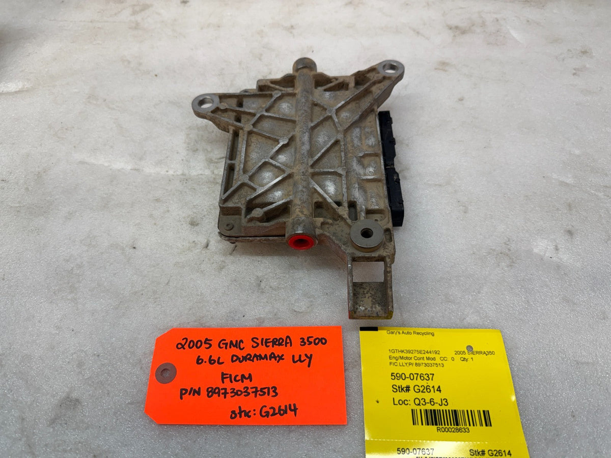 05 Chevrolet GMC LLY 6.6 DURAMAX FICM FUEL INJECTION CONTROL MODULE 8973037513