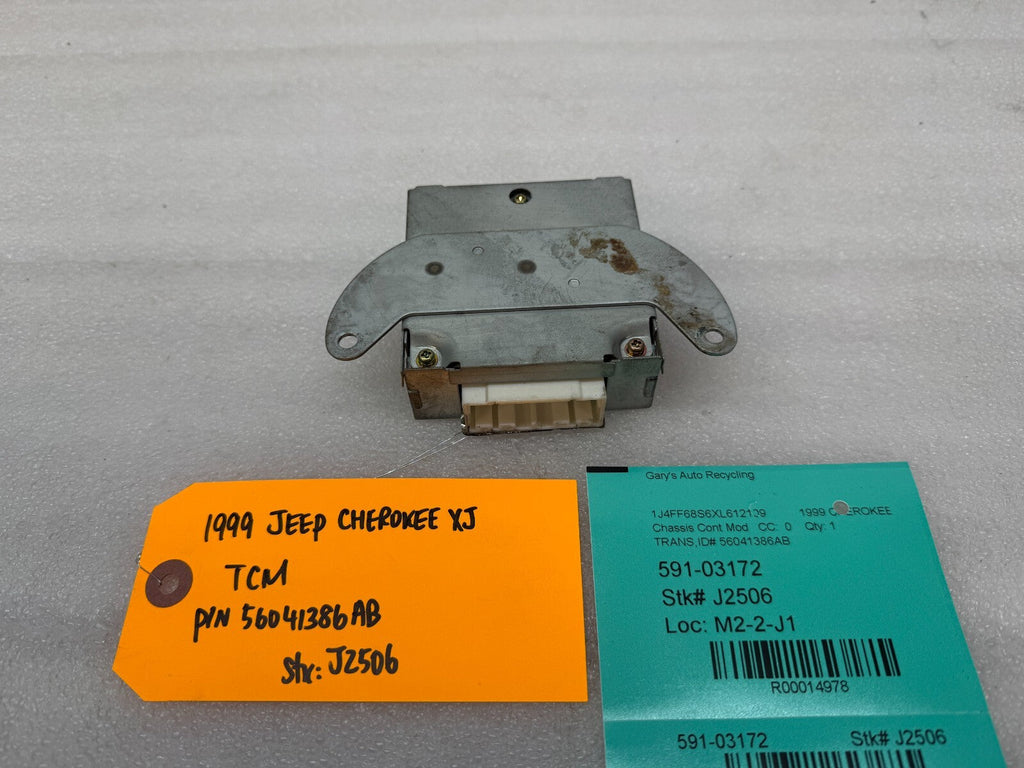 99 JEEP CHEROKEE XJ 4.0 AUTOMATIC TRANSMISSION COMPUTER TCM TCU 56041386AB