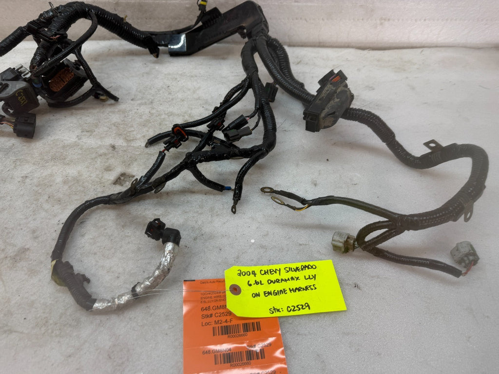 04 Chevrolet GMC 2500HD 3500HD DURAMAX 6.6 LLY DIESEL ENGINE WIRING LOOM HARNESS