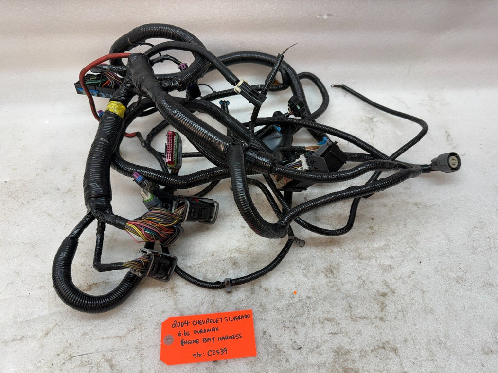 04 Chevrolet GMC 2500HD 3500HD DURAMAX 6.6 LLY DIESEL ENGINE WIRING LOOM HARNESS