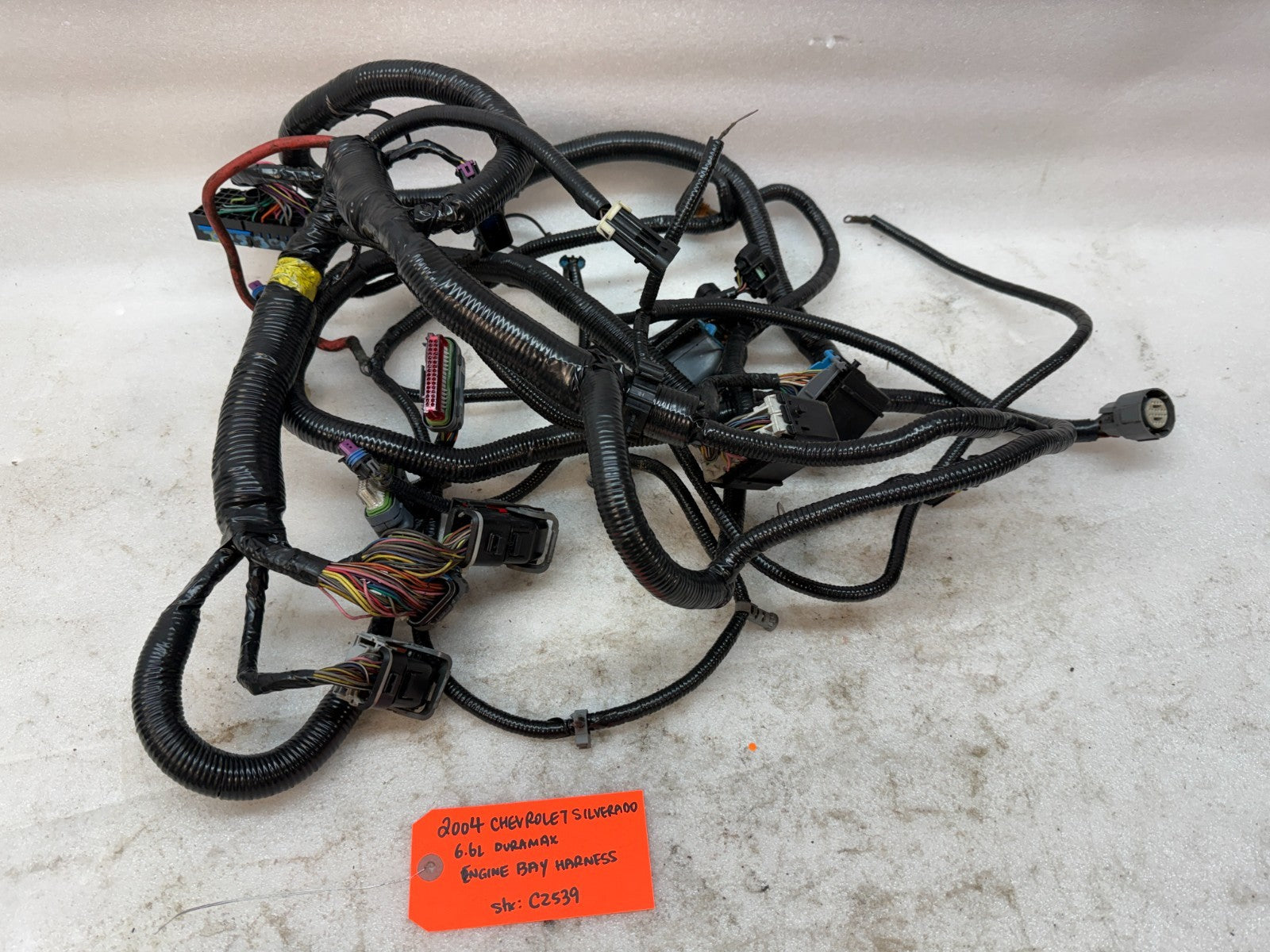 04 Chevrolet GMC 2500HD 3500HD DURAMAX 6.6 LLY DIESEL ENGINE WIRING LOOM HARNESS