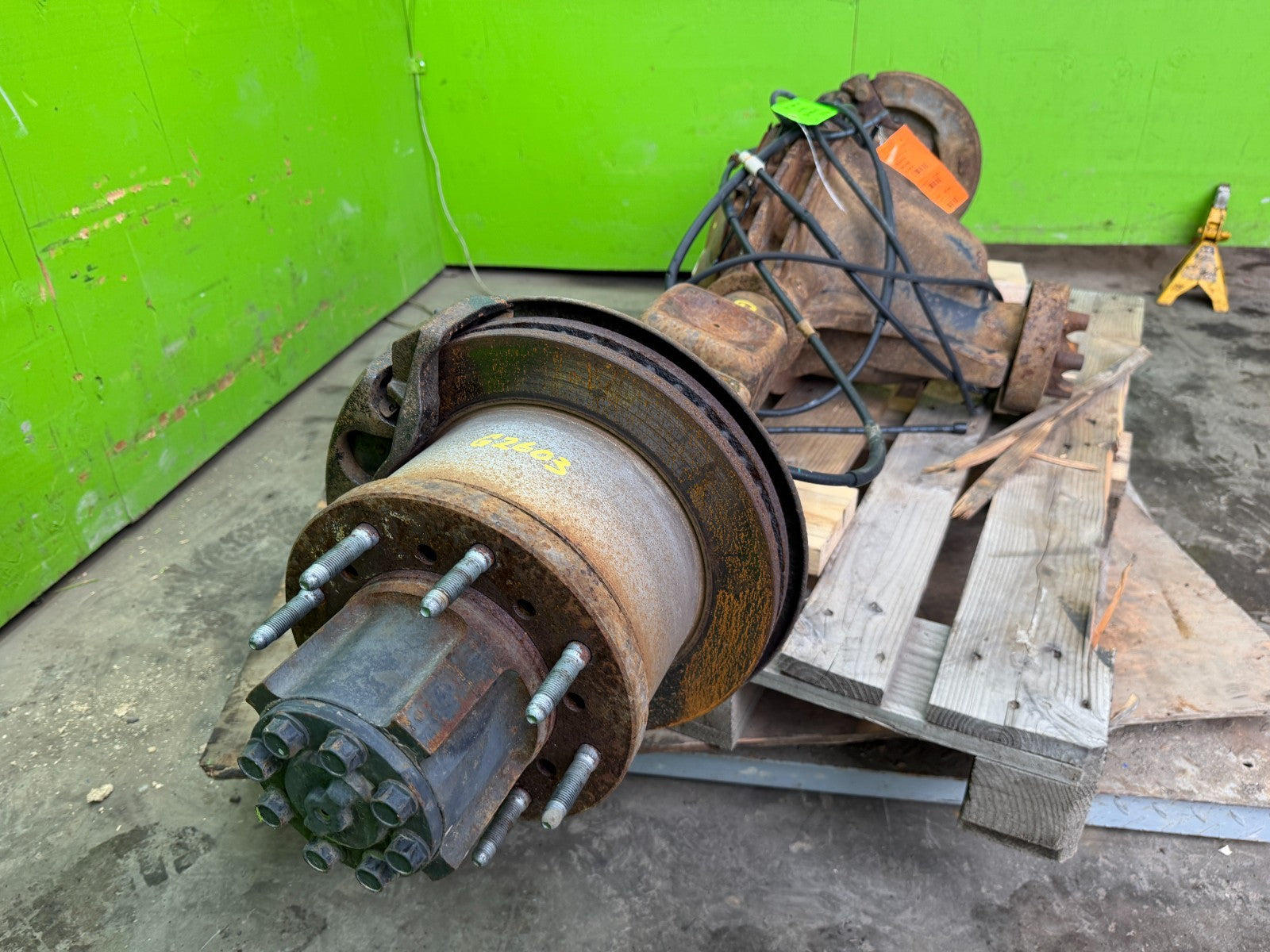 11-14 GMC SIERRA SILVERADO 3500HD DRW REAR DIFFERENTIAL AXLE GT4 G80 3.73