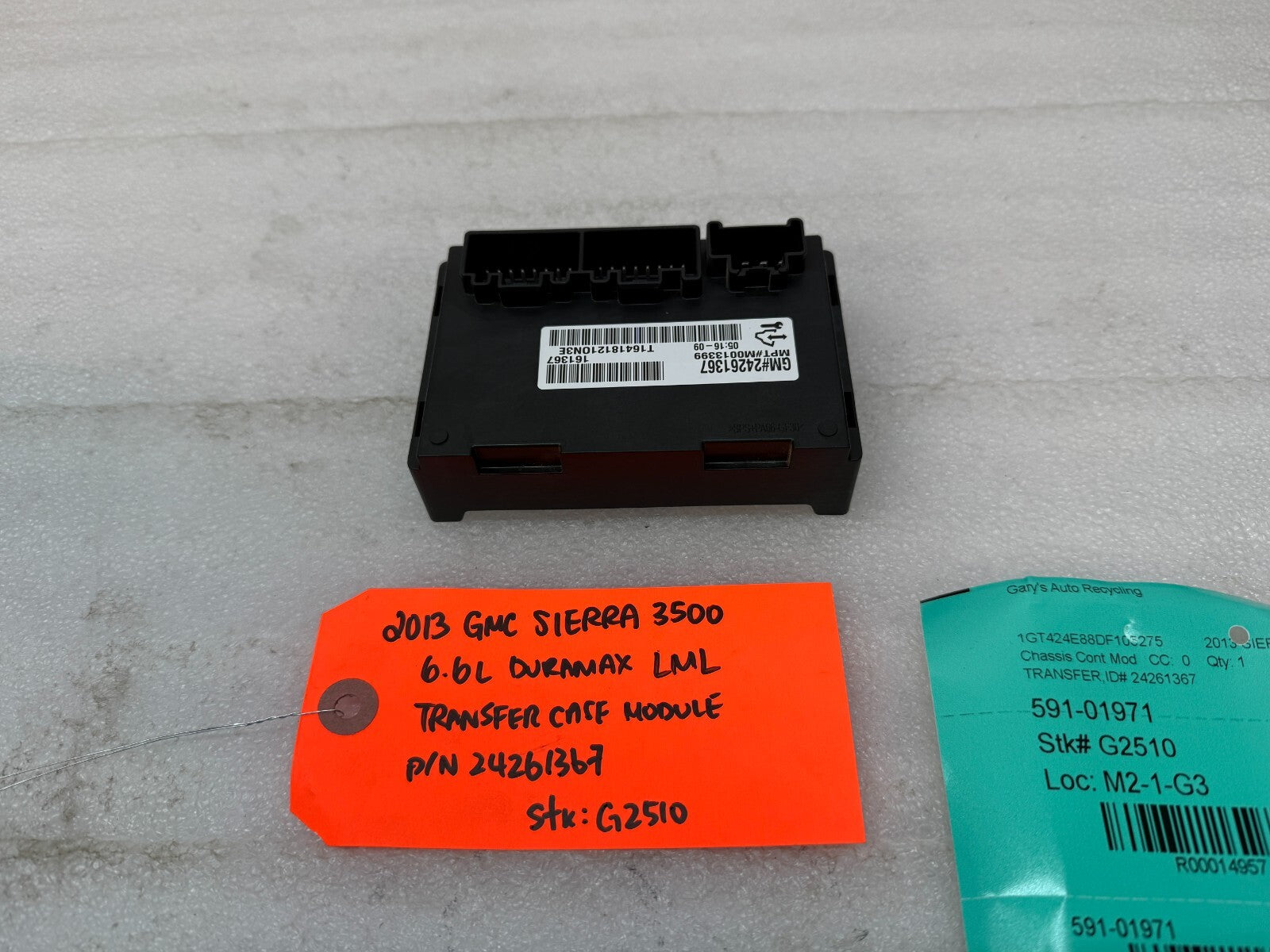 07-14 GMC SIERRA 2500HD 3500 TRANSFER CASE CONTROL MODULE TCCM 24261367
