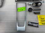 17-19 PORSCHE CAYMAN BOXSTER 982 718 GALVANO SILVER INTERIOR TRIM CUPHOLDER