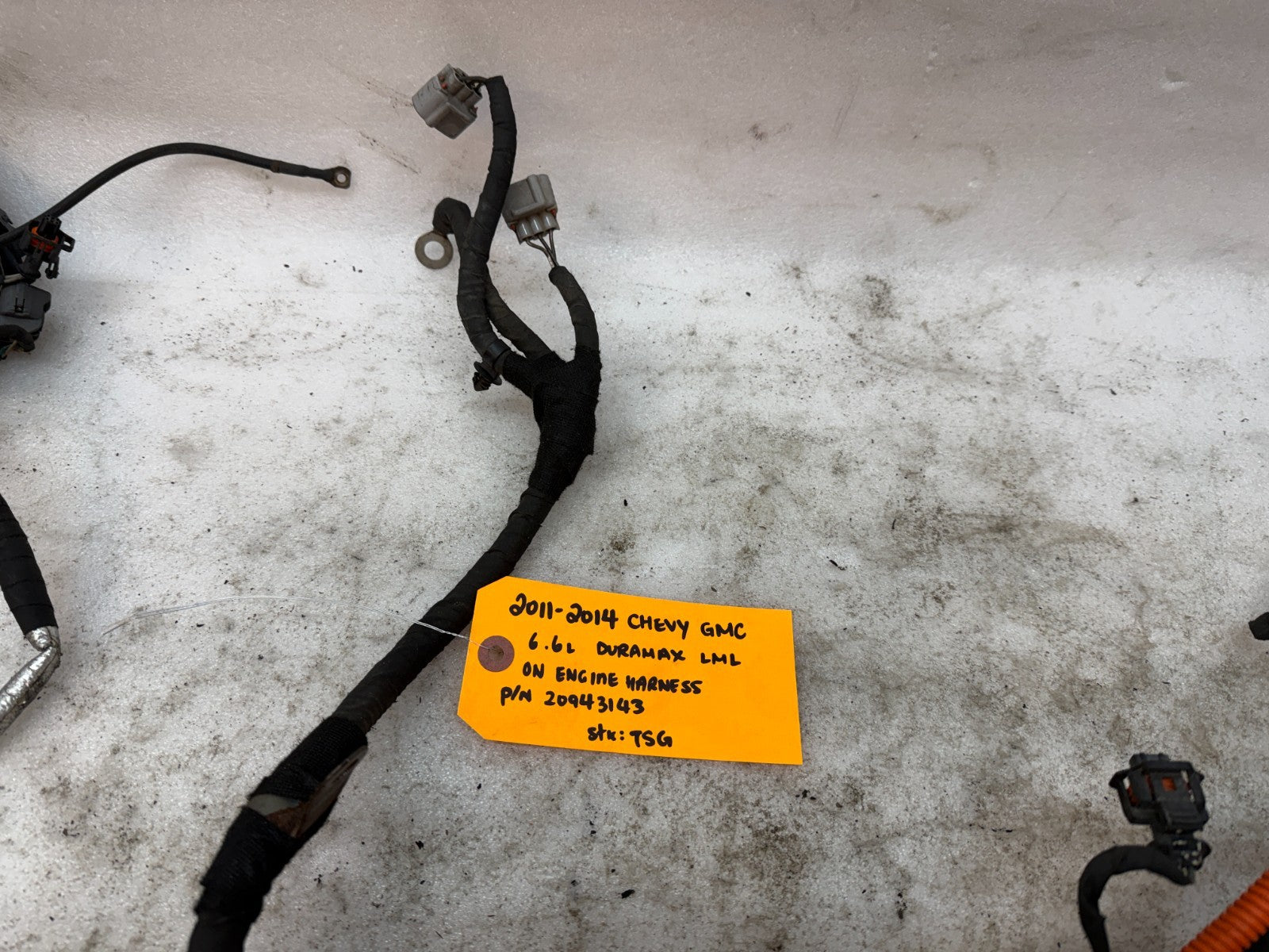13 GMC SIERRA CHEVROLET SILVERADO 3500HD DURAMAX 6.6 LML ENGINE WIRING HARNESS