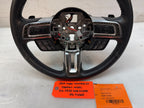 2017 FORD MUSTANG GT BLACK LEATHER STEERING WHEEL W CONTROLS  AUTOMATIC 15 16 17