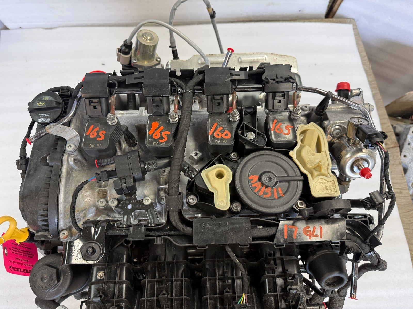 17 VOLKSWAGEN JETTA GLI MK6.5 OEM 2.0 TSI CPPA ENGINE MOTOR COMPLETE 15-18 45k