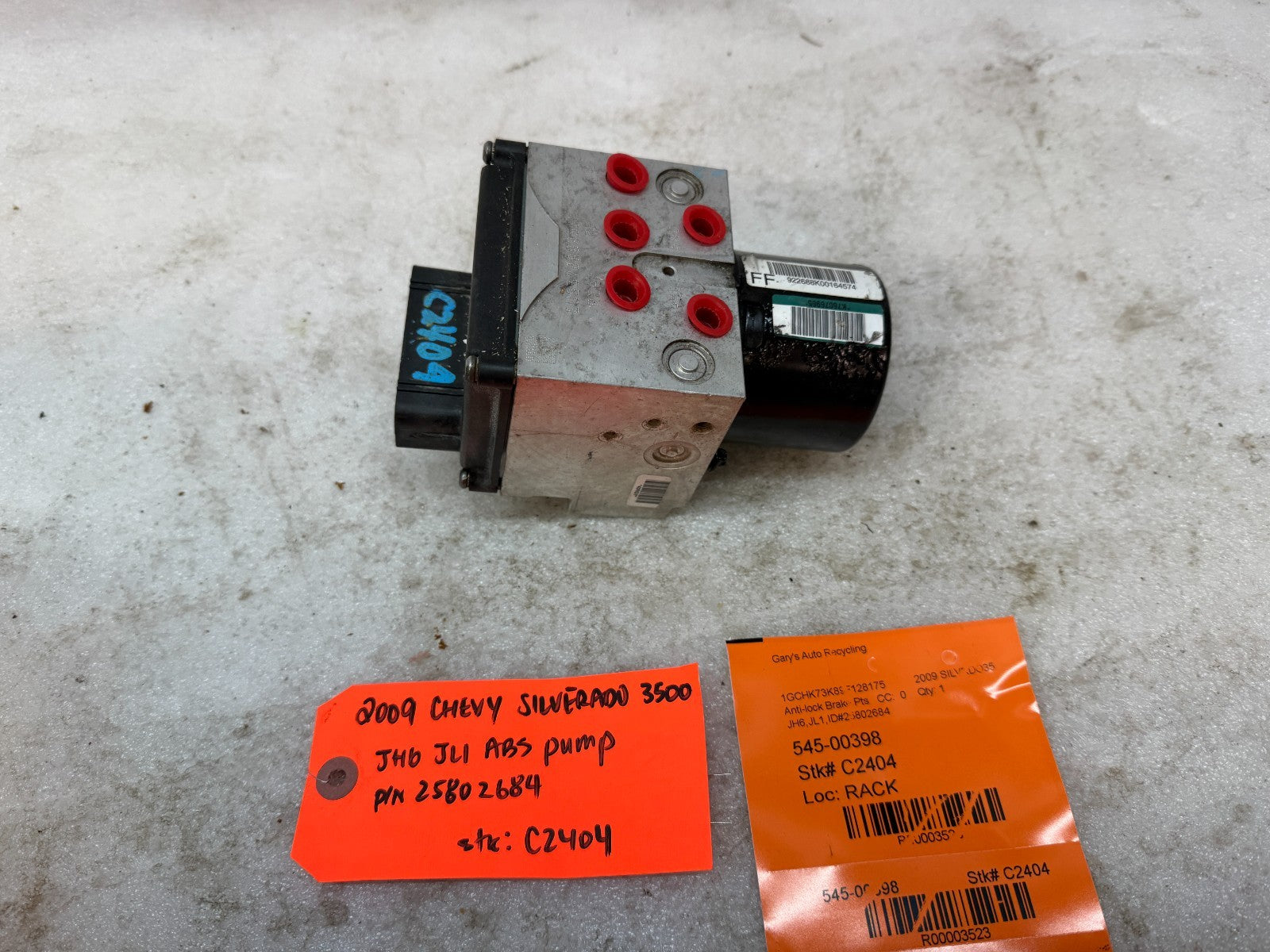 07-10 Chevrolet GMC 2500HD 3500 SIERRA DURAMAX ABS ANTI LOCK BRAKE PUMP 25802684