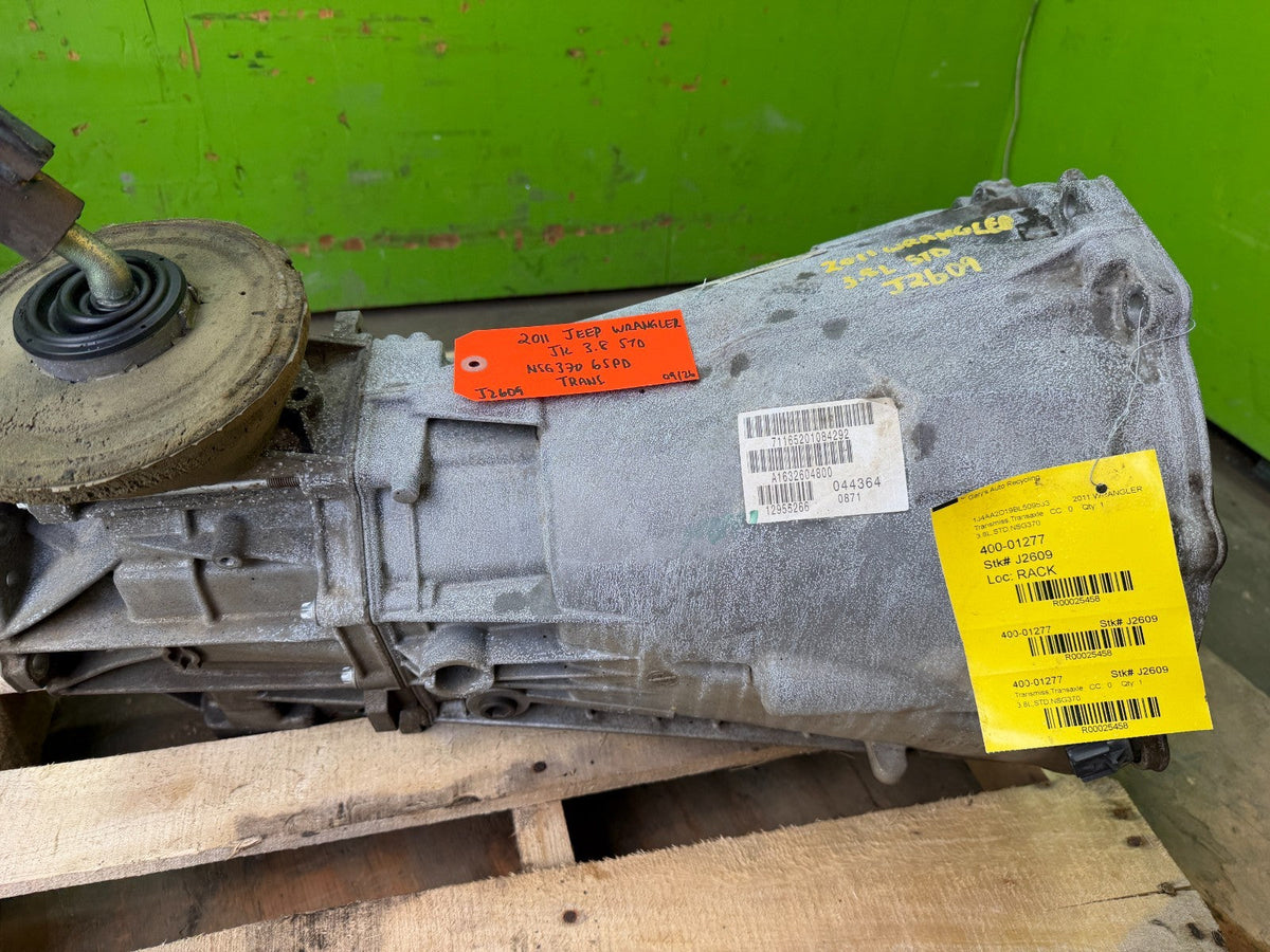 07 08 09 10 11 JEEP WRANGLER JK 6 SPEED NSG370 MANUAL TRANSMISSION P52104741AB
