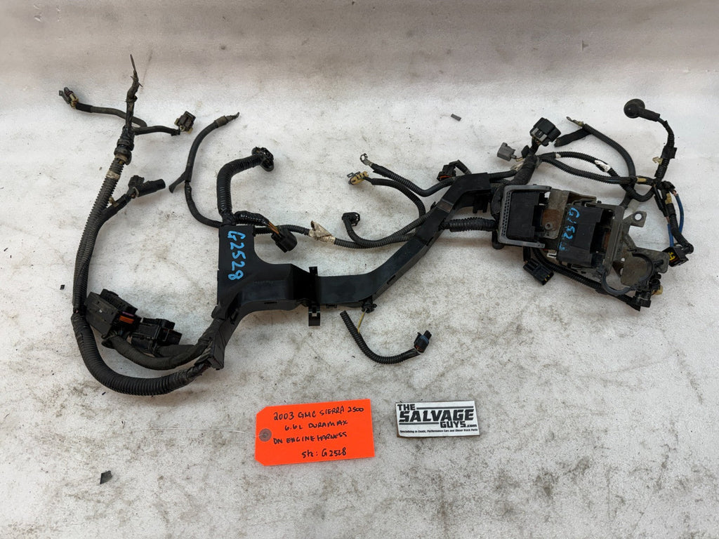 03 04 Chevrolet GMC 2500 3500 DURAMAX LB7 6.6 ON ENGINE WIRING HARNESS LOOM