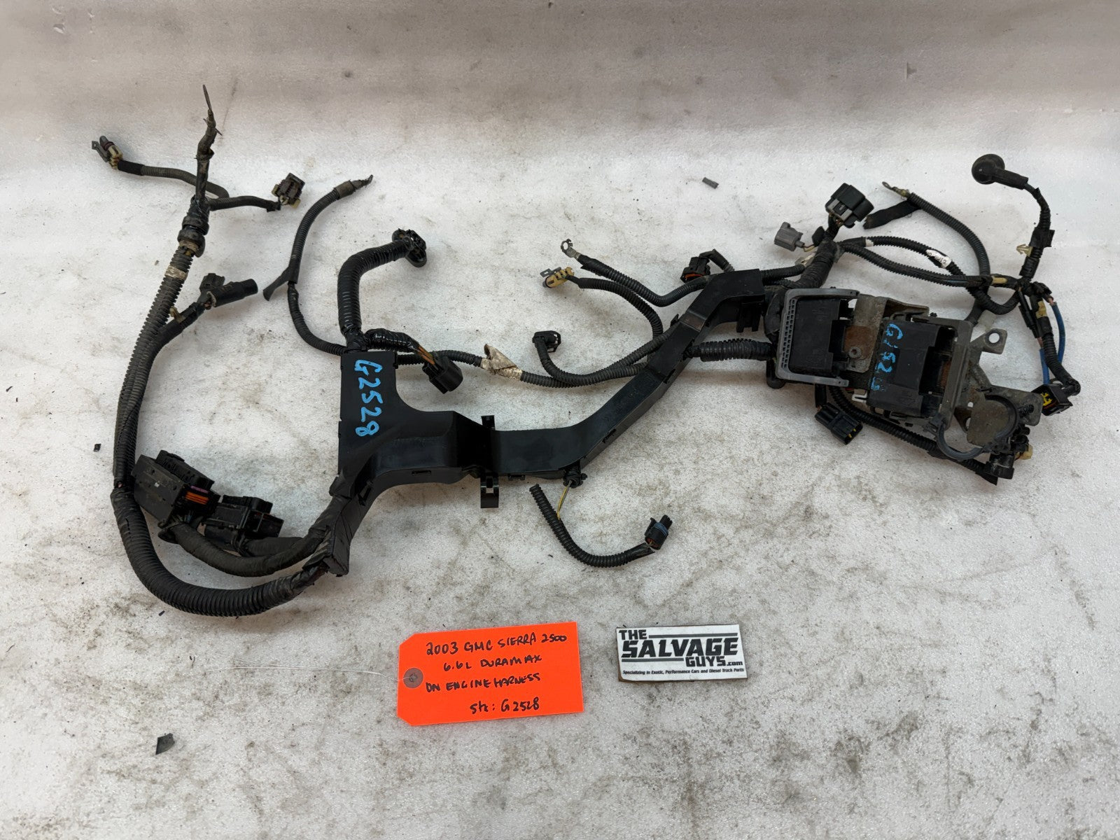 03 04 Chevrolet GMC 2500 3500 DURAMAX LB7 6.6 ON ENGINE WIRING HARNESS LOOM