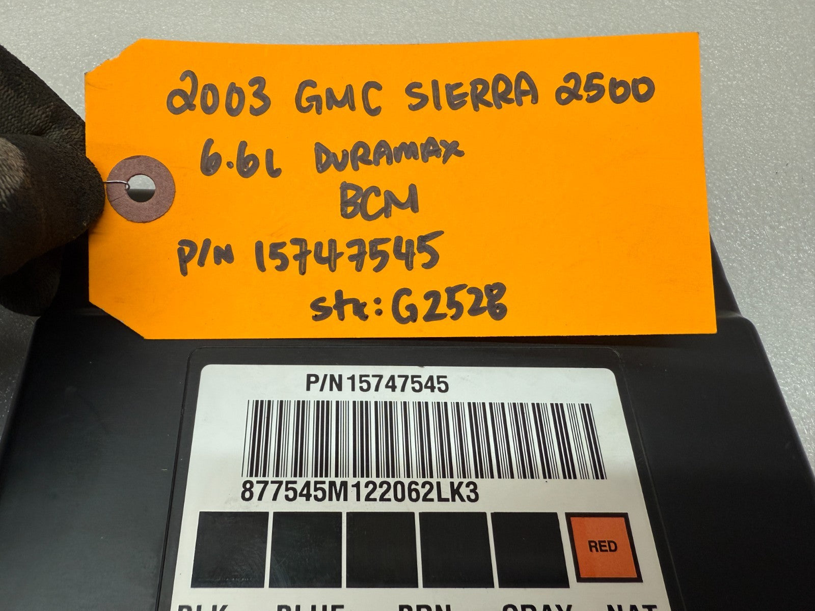 03 04 Chevrolet GMC DURAMAX LB7 6.6 BODY CONTROL MODULE BCM 15747545