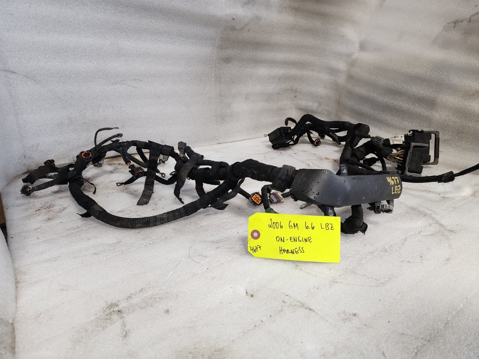 06 07 GMC CHEVROLET 2500HD DURAMAX 6.6 LBZ ENGINE MOTOR WIRING HARNESS LOOM