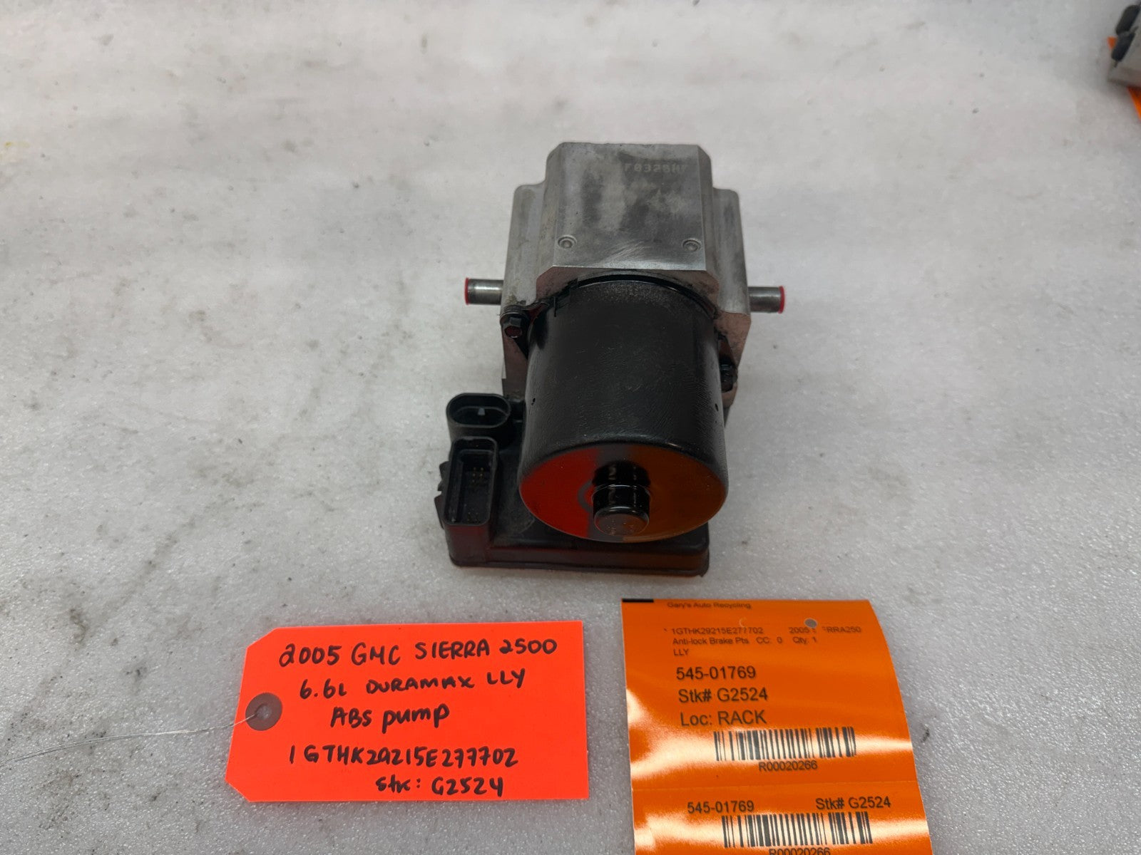 03-07 Chevrolet GMC SILVERADO 2500 6.6 ABS ANTI LOCK BRAKE PUMP MODULE 13567131