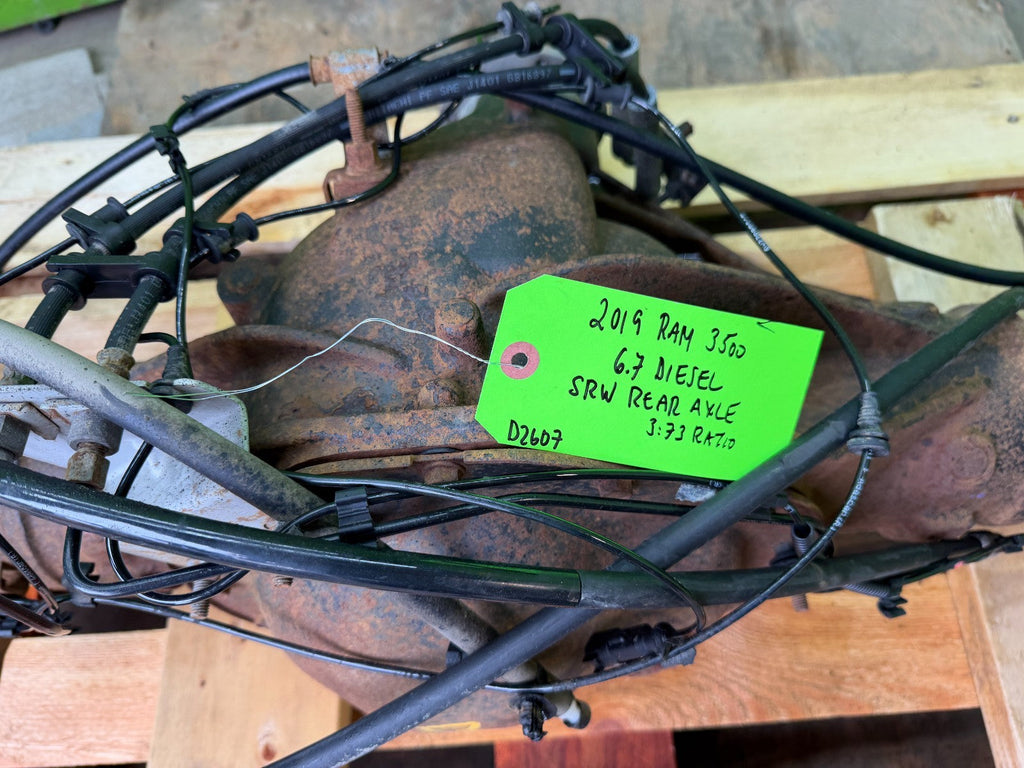 19-24 DODGE RAM 2500 3500 SINGLE REAR WHEEL SRW REAR DIFFERENTIAL AXLE 3.73 65k!