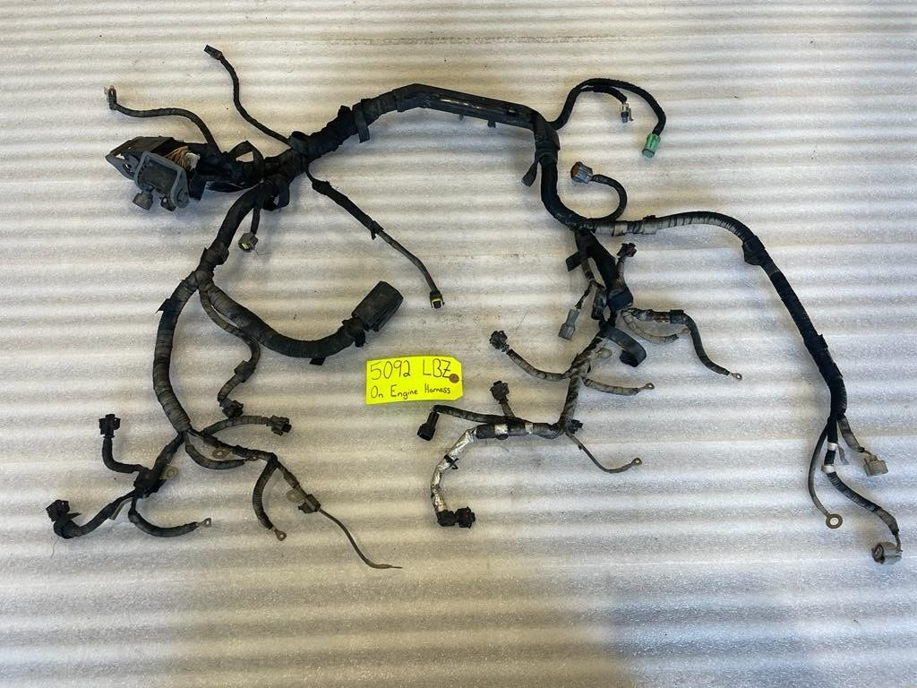 06 07 GMC CHEVROLET 2500HD DURAMAX 6.6 LBZ ENGINE MOTOR WIRING HARNESS LOOM
