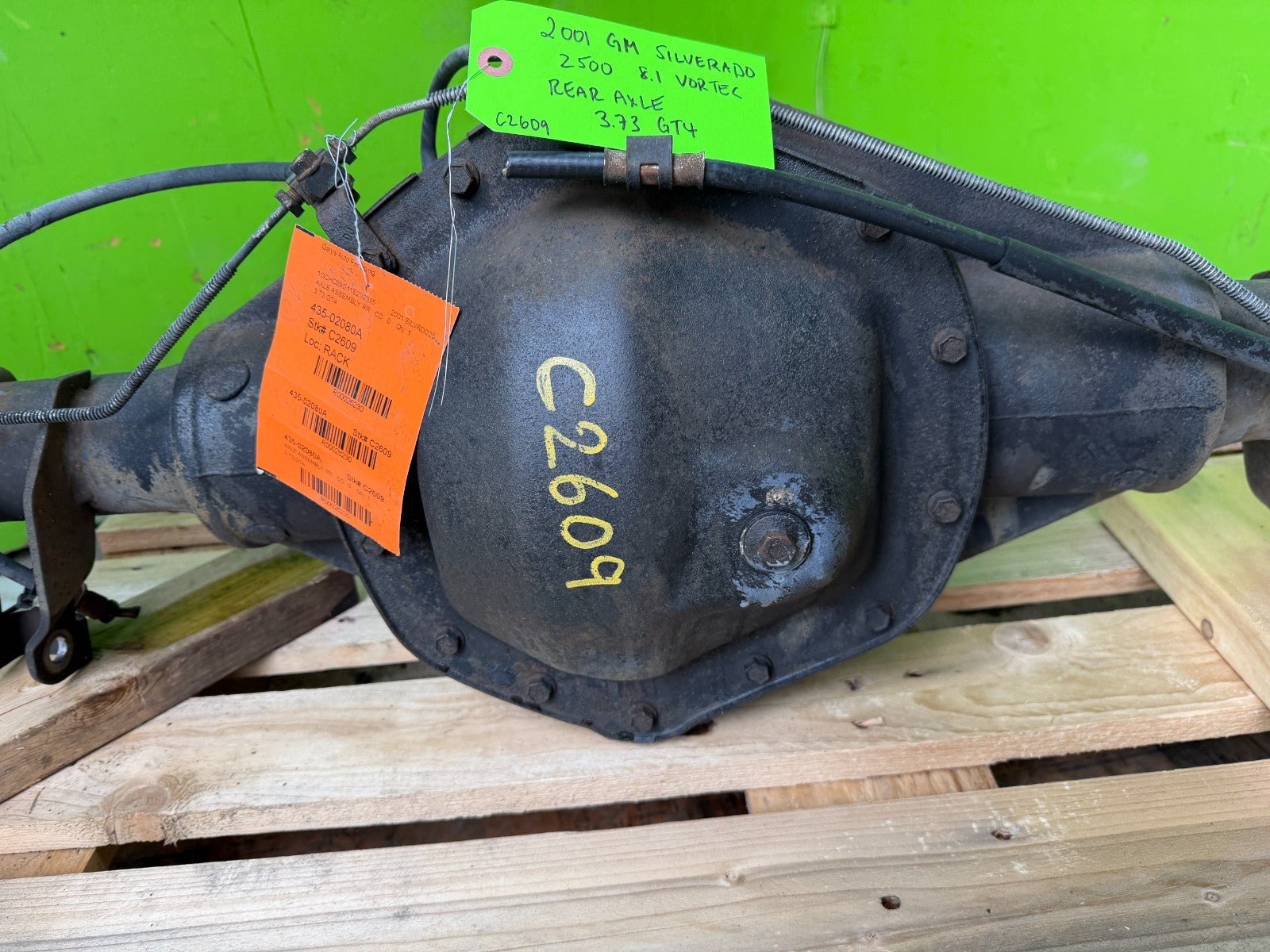 01-07 GMC SIERRA SILVERADO 2500HD 3500HD SRW REAR DIFFERENTIAL AXLE GT4 G80 GAS