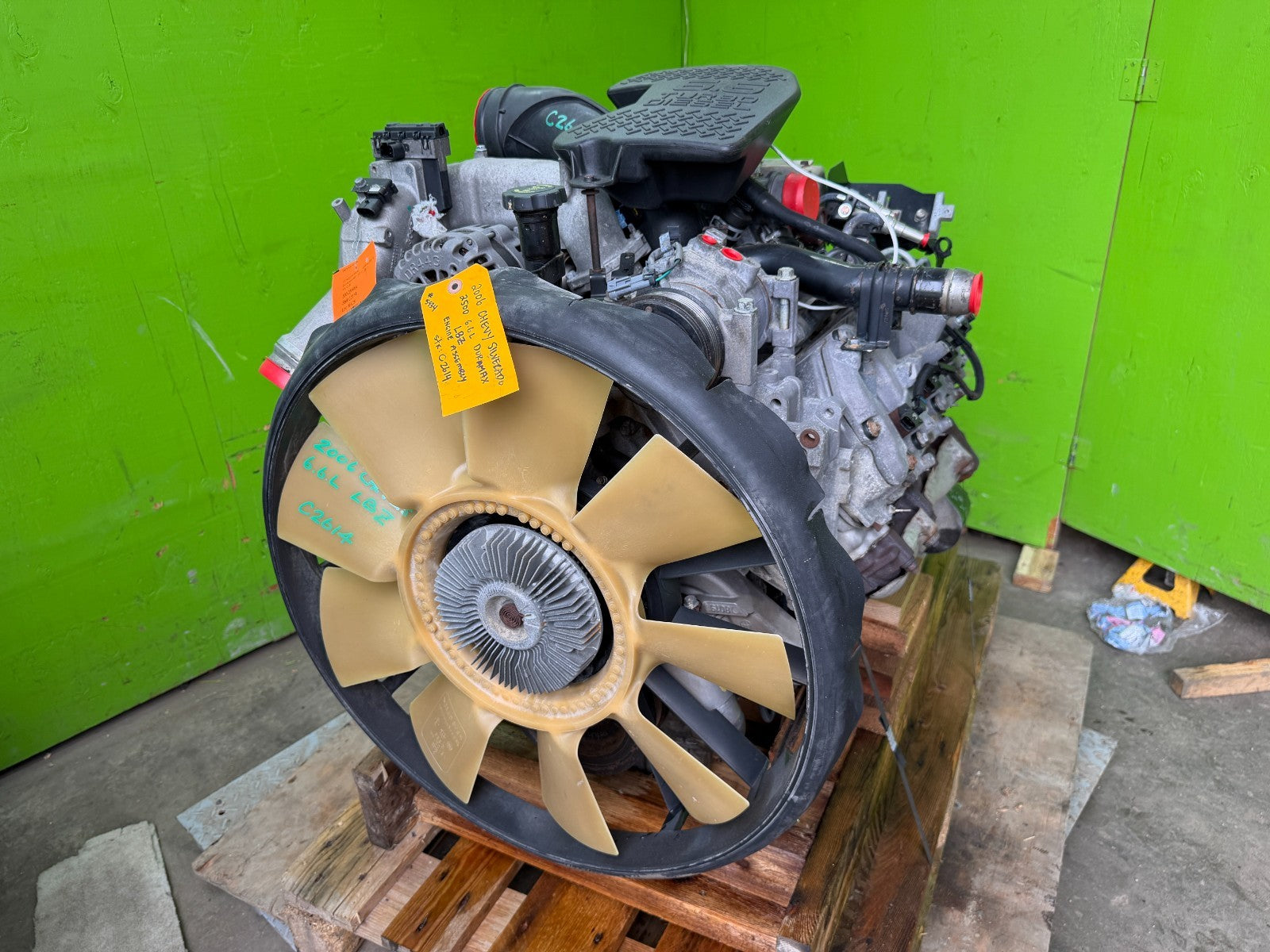 06 07 CHEVROLET GMC 2500 3500 6.6 LBZ DURAMAX DIESEL ENGINE MOTOR NO CORE!!
