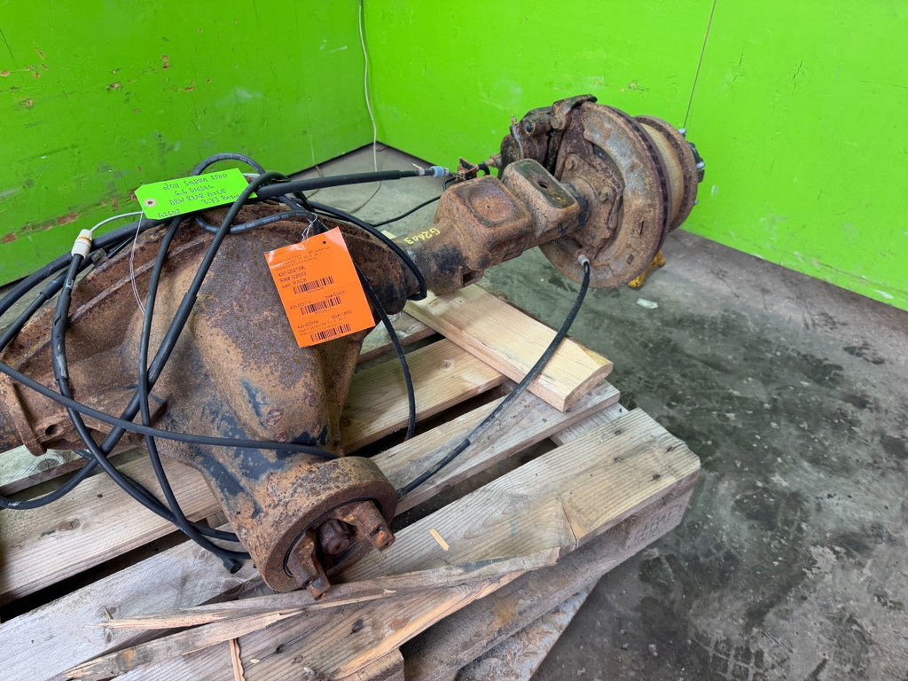 11-14 GMC SIERRA SILVERADO 3500HD DRW REAR DIFFERENTIAL AXLE GT4 G80 3.73
