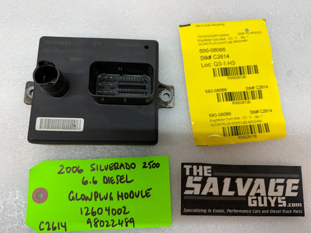 06 07 Chevrolet GMC 2500HD 3500 DURAMAX 6.6 LBZ GPM GLOW PLUG CONTROL MODULE