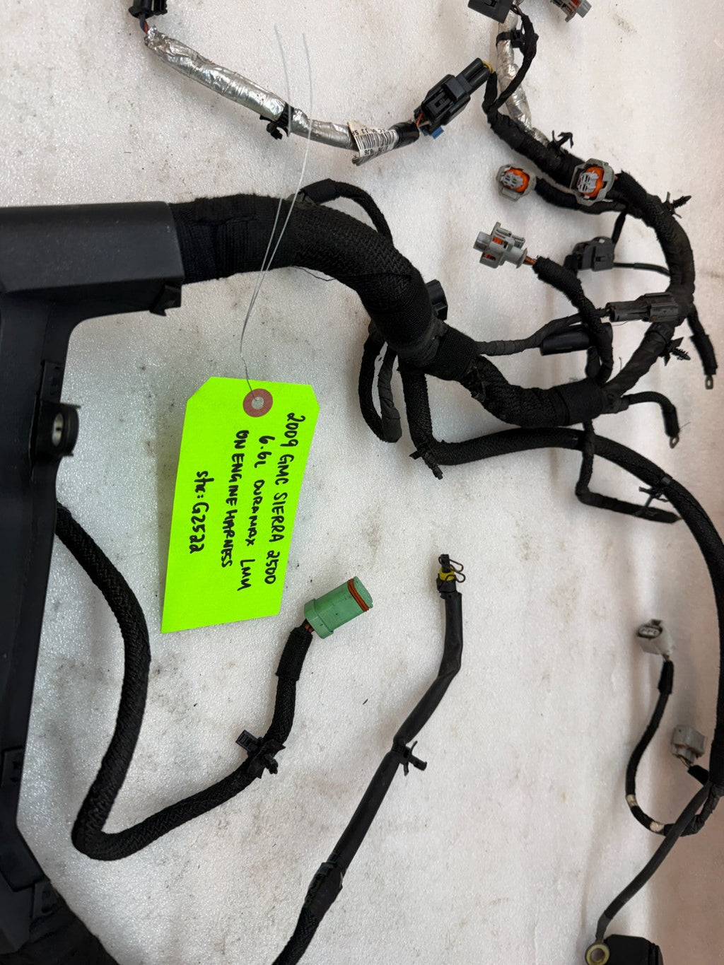 07-10 GMC CHEVROLET 2500HD DURAMAX 6.6 LMM ENGINE MOTOR WIRING HARNESS LOOM
