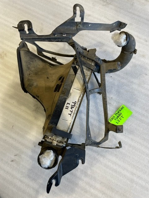 05 PORSCHE 996TT TURBO LEFT REAR INTERCOOLER DUCT HOSES BRACKET 01-05 30K!!