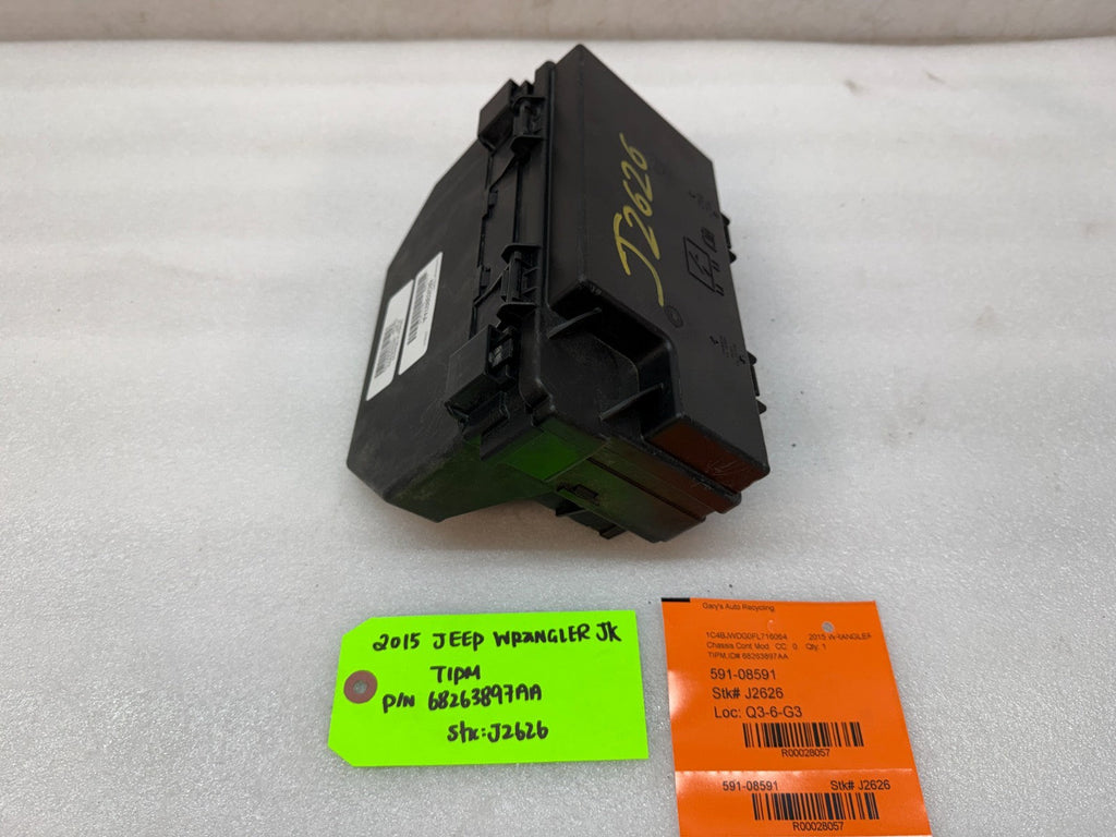 15 JEEP WRANGLER JK TIPM INTEGRATED MODULE FUSE BOX 68263897AA