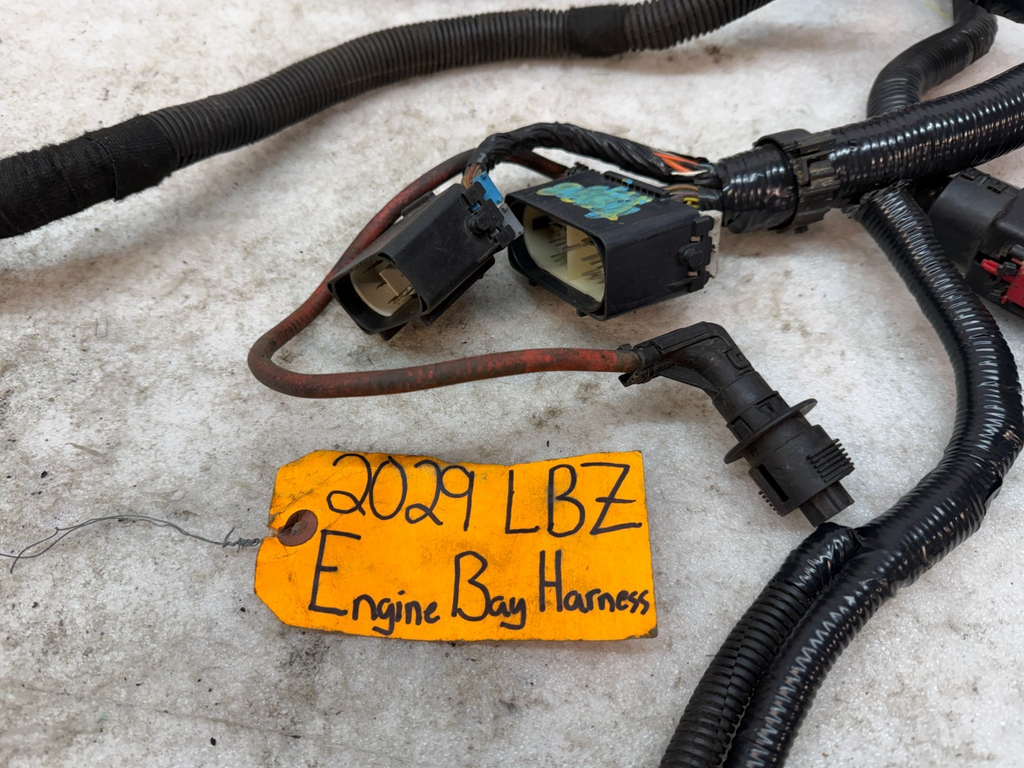 06 07 GMC CHEVROLET 2500HD DURAMAX 6.6 LBZ ENGINE BAY MOTOR WIRING HARNESS LOOM