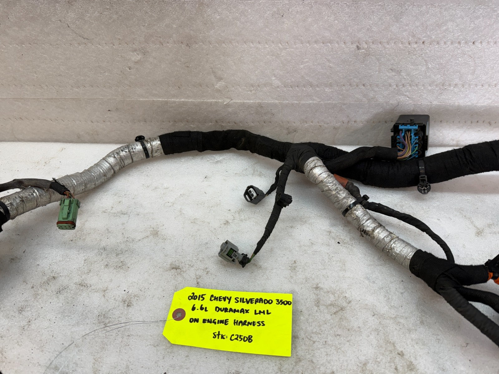 15 GMC SIERRA CHEVROLET SILVERADO 3500HD DURAMAX 6.6 LML ENGINE WIRING HARNESS