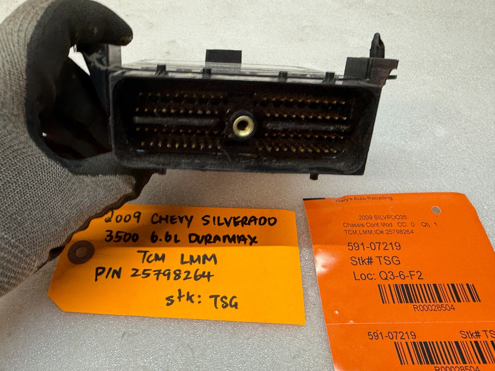 06 07 08 GMC SIERRA ALLISON A40 TRANSMISSION CONTROL MODULE TCM TCU A40 25798264